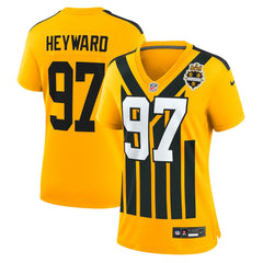 Cameron Heyward Pittsburgh Steelers Women's Alternate 1933 Throwback Game Jersey - Gold | Nike on sale