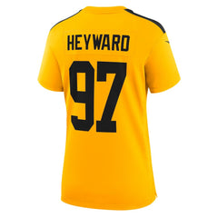 Cameron Heyward Pittsburgh Steelers Women's Alternate 1933 Throwback Game Jersey - Gold | Nike on sale