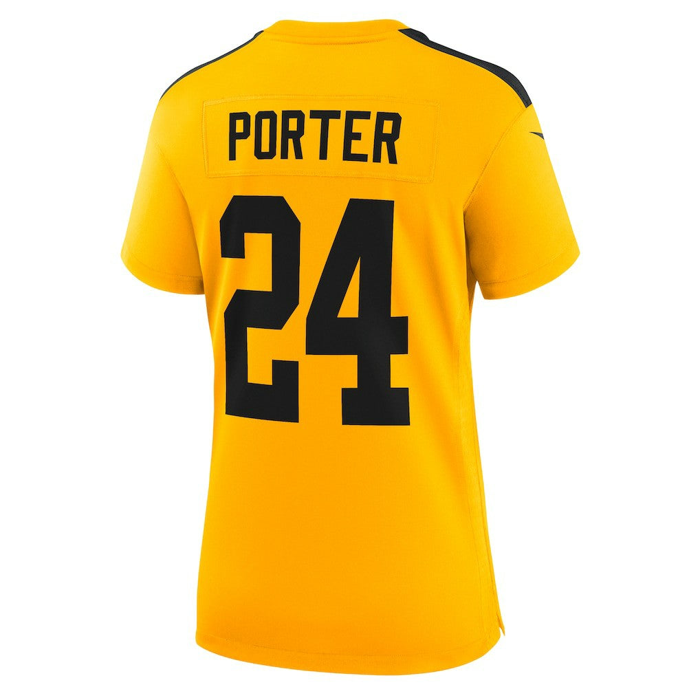 Joey Porter Jr. Pittsburgh Steelers Women's Alternate 1933 Throwback Game Jersey - Gold | Nike for sale