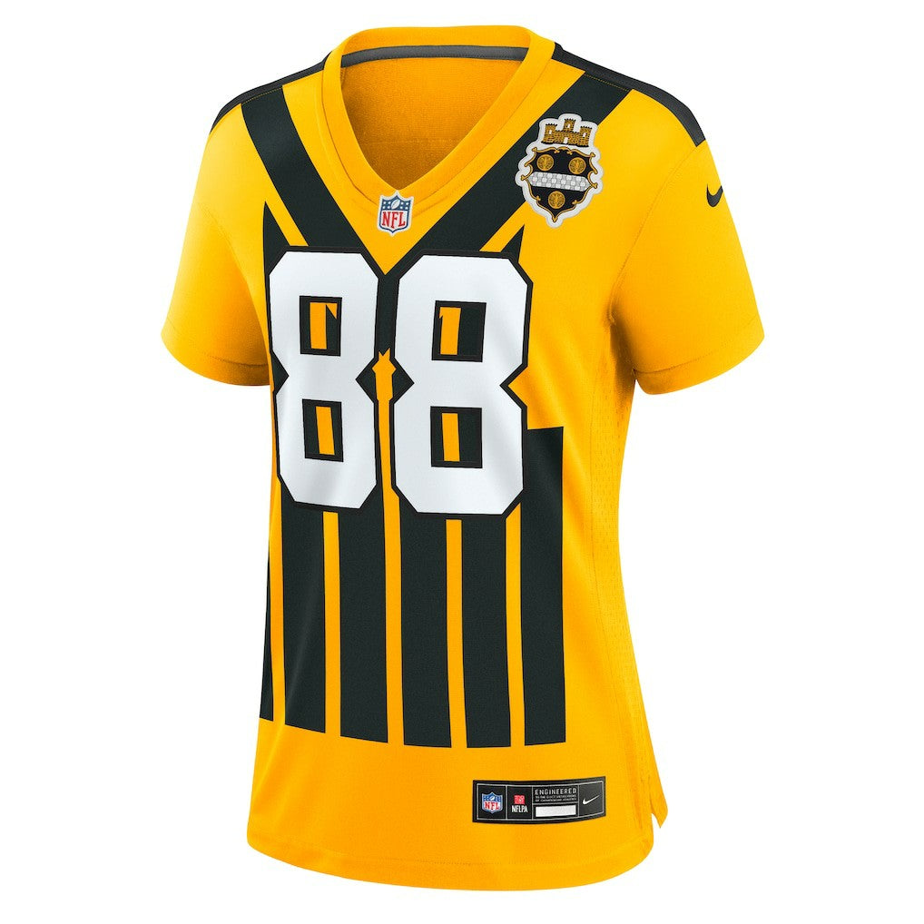 Pat Freiermuth Pittsburgh Steelers Women's Alternate 1933 Throwback Game Jersey - Gold | Nike on sale