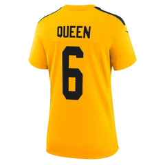 Patrick Queen Pittsburgh Steelers Women's Alternate 1933 Throwback Game Jersey - Gold | Nike cheap