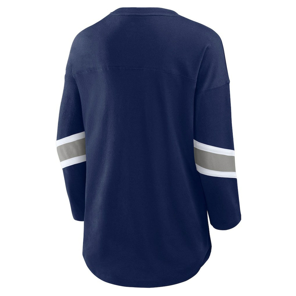 Dallas Cowboys Women's Redzone Bling 3/4-Sleeve T-Shirt - Navy online