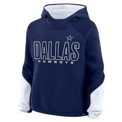 Dallas Cowboys Women's Play Clock Bling Hoodie - Navy sale