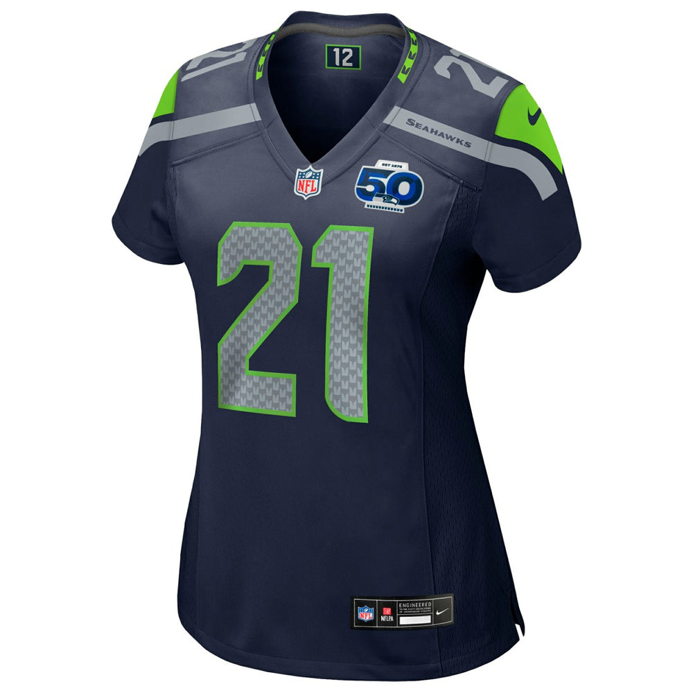 Devon Witherspoon Seattle Seahawks Women's Team 50th Season Game Jersey - College Navy | Nike for sale