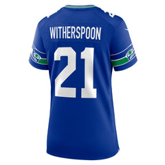 Devon Witherspoon Seattle Seahawks Women's Alternate 50th Season Game Jersey - Royal | Nike on sale