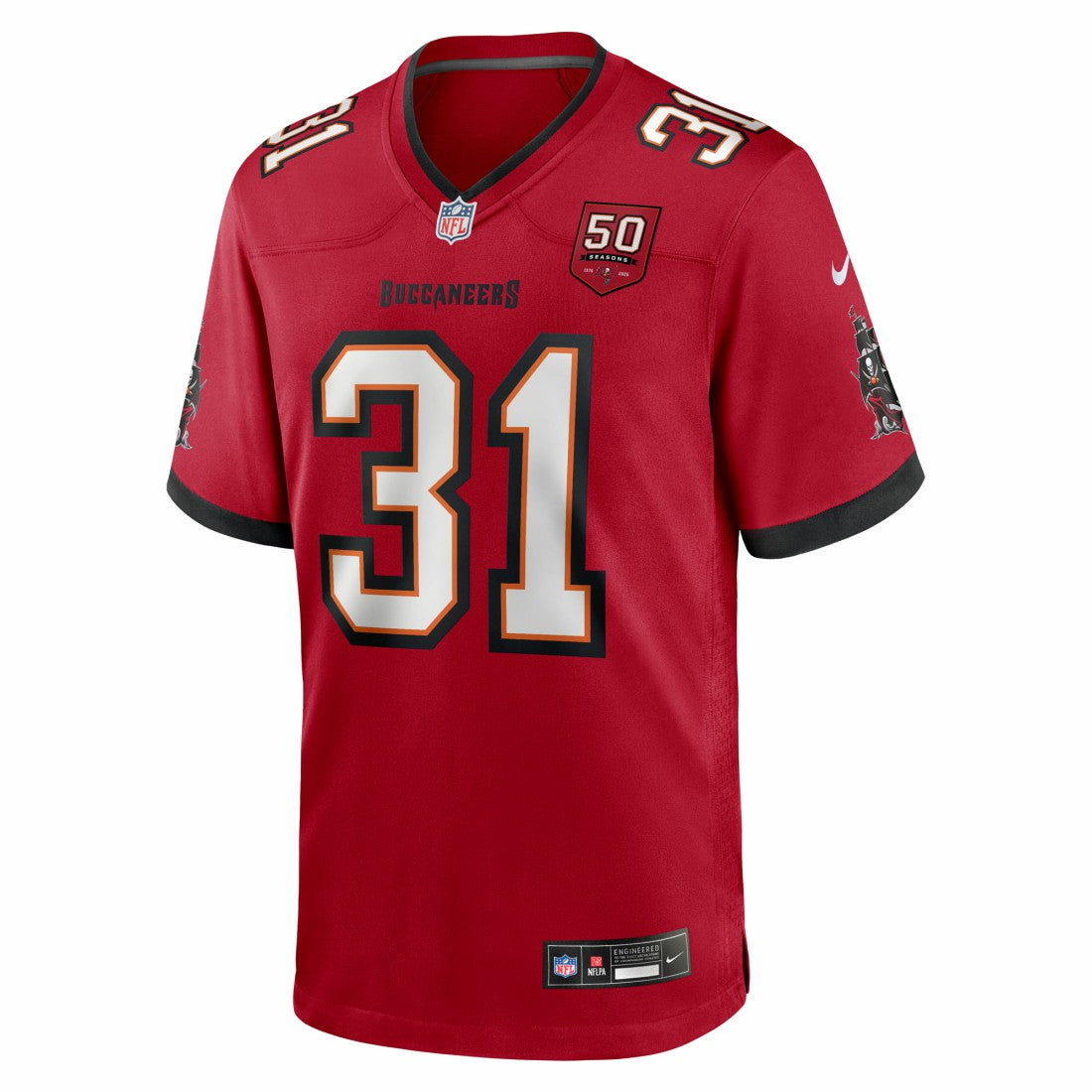 Antoine Winfield Jr. Tampa Bay Buccaneers 50th Season Team Game Jersey - Red | Nike discount