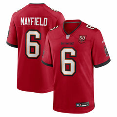Baker Mayfield Tampa Bay Buccaneers 50th Season Team Game Jersey - Red | Nike on sale