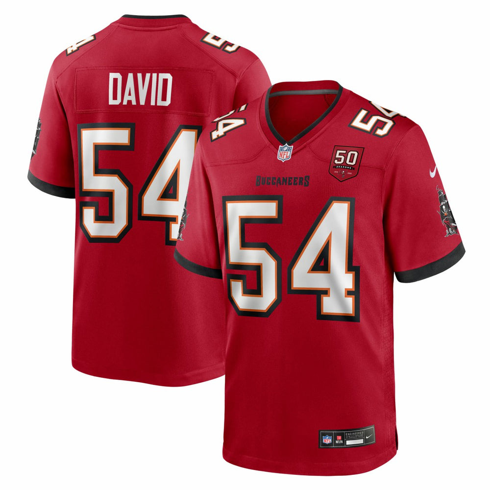 Lavonte David Tampa Bay Buccaneers 50th Season Team Game Jersey - Red | Nike for sale