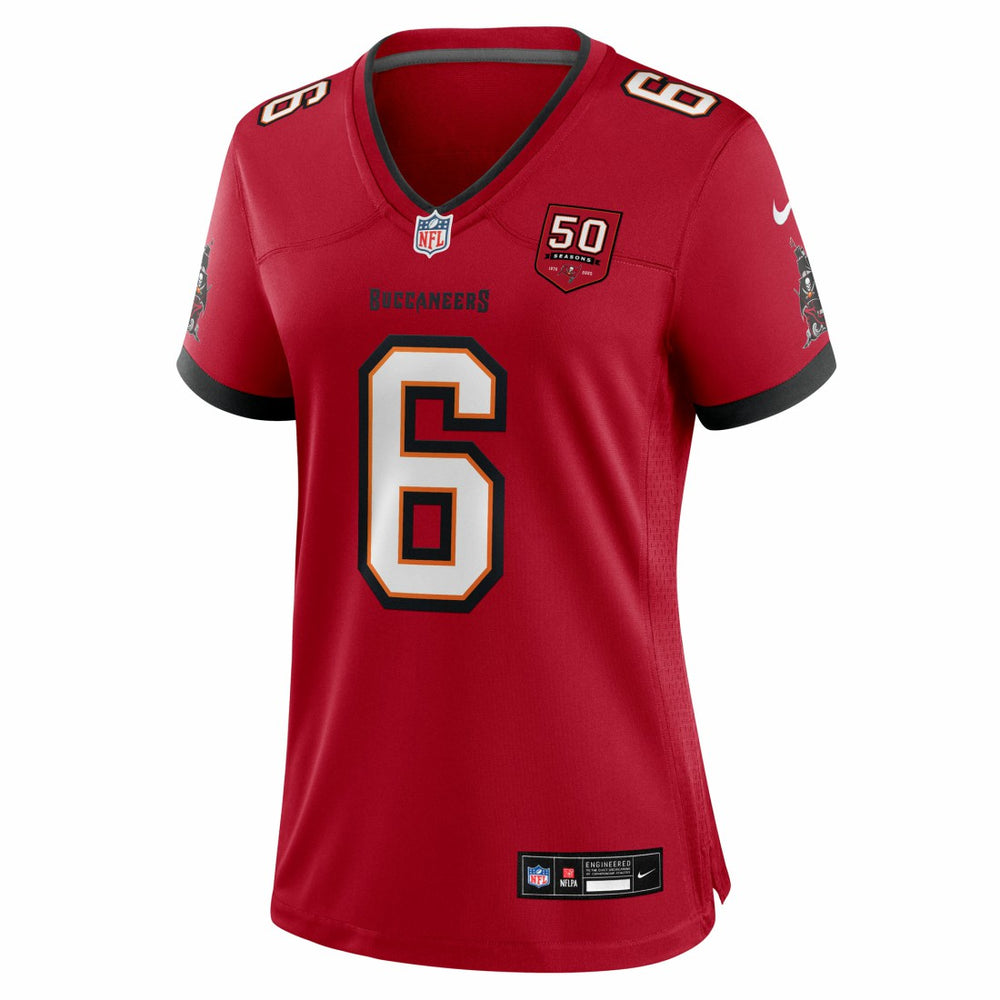 Baker Mayfield Tampa Bay Buccaneers Women's 50th Season Team Game Jersey - Red | Nike online