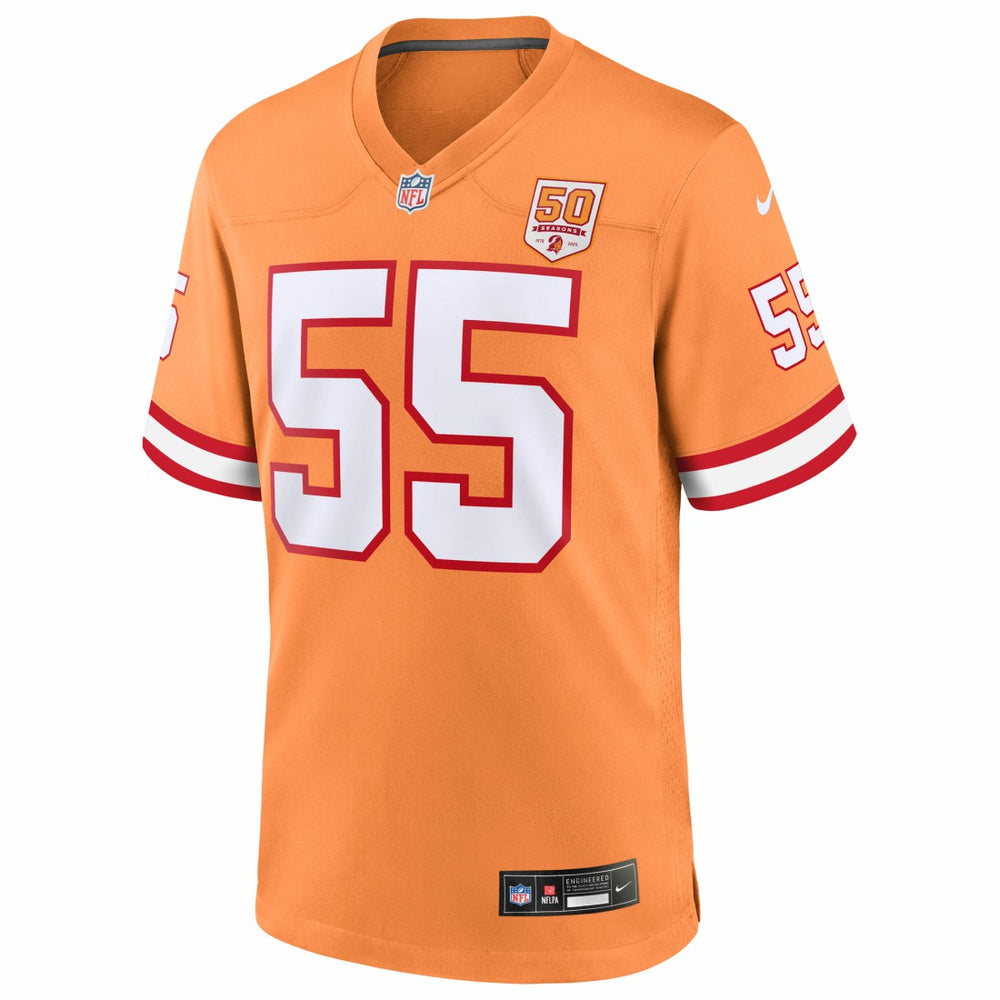 Derrick Brooks Tampa Bay Buccaneers 50th Season Game Jersey - Creamsicle | Nike outlet