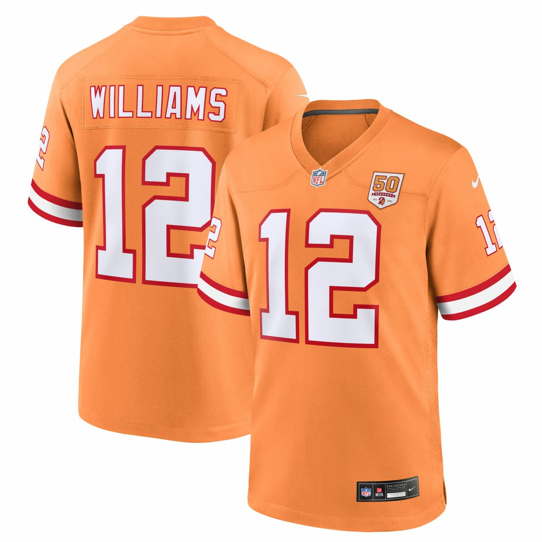 Doug Williams Tampa Bay Buccaneers 50th Season Game Jersey - Creamsicle | Nike on sale