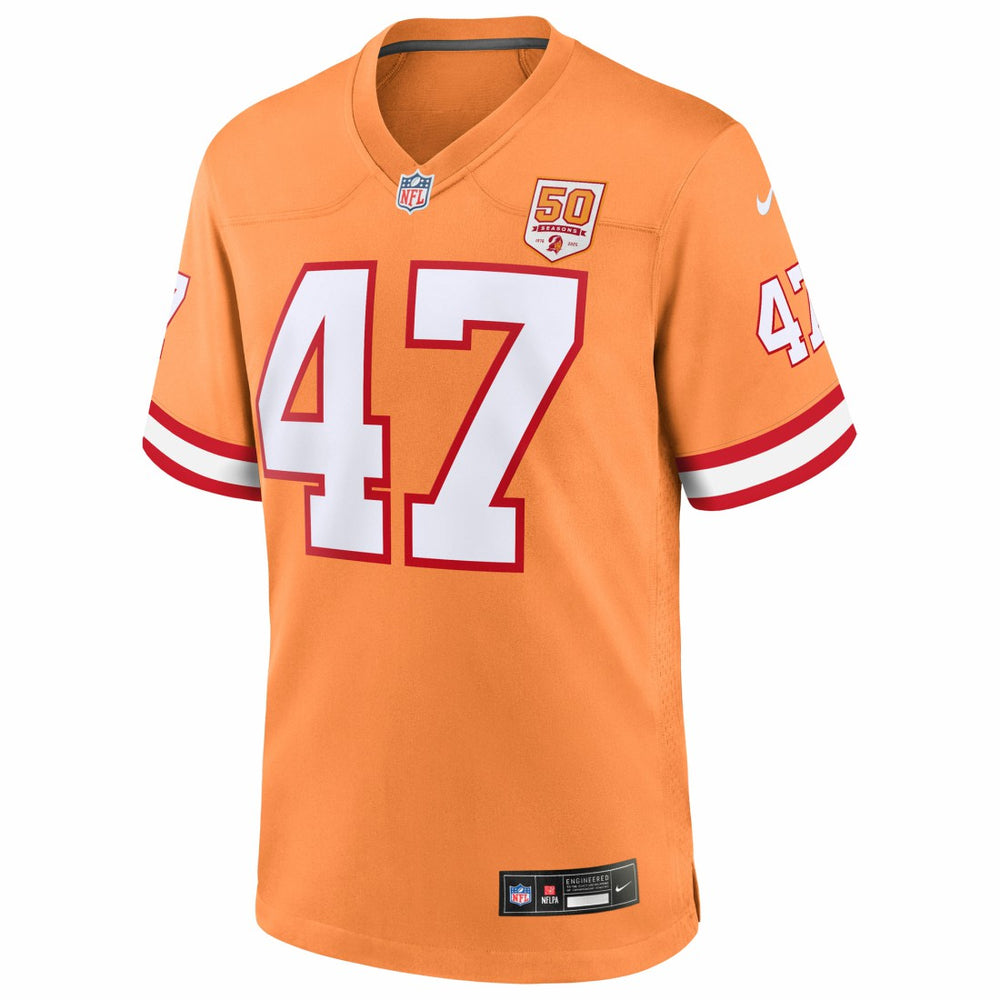 John Lynch Tampa Bay Buccaneers 50th Season Game Jersey - Creamsicle | Nike sale