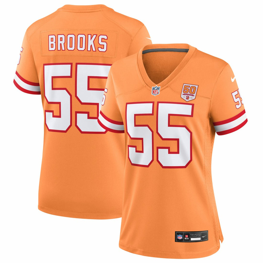 Derrick Brooks Tampa Bay Buccaneers Women's 50th Season Game Jersey - Creamsicle | Nike on sale