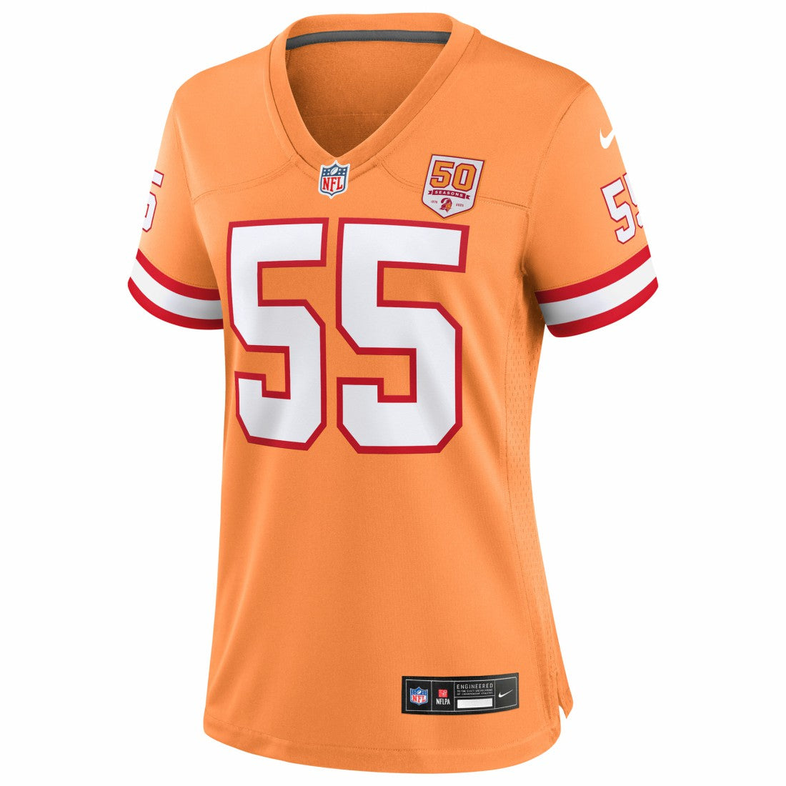 Derrick Brooks Tampa Bay Buccaneers Women's 50th Season Game Jersey - Creamsicle | Nike on sale