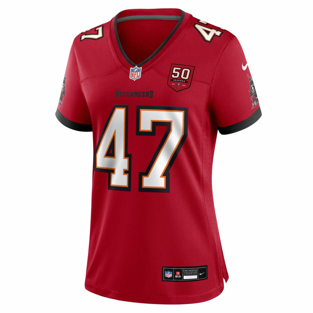 John Lynch Tampa Bay Buccaneers Women's 50th Anniversary Team Game Jersey - Red | Nike on sale