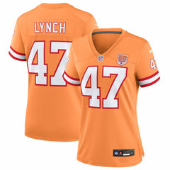 John Lynch Tampa Bay Buccaneers Women's 50th Season Game Jersey - Creamsicle | Nike online