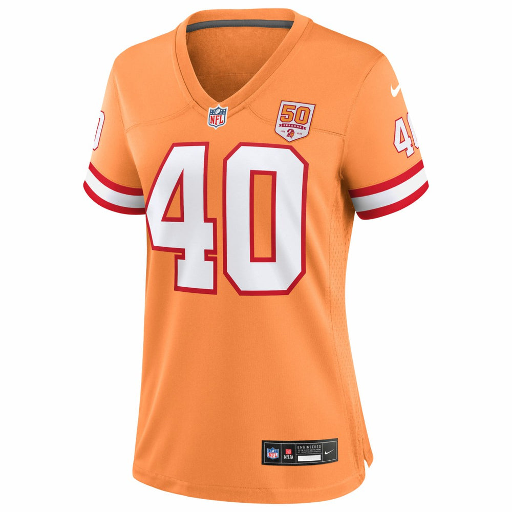 Mike Alstott Tampa Bay Buccaneers Women's 50th Season Game Jersey - Creamsicle | Nike on sale