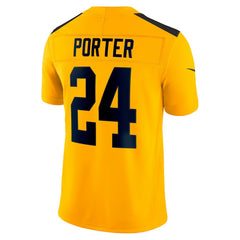 Joey Porter Jr. Pittsburgh Steelers Alternate 1933 Throwback Vapor F.U.S.E. Limited Jersey - Gold | Nike on sale