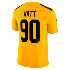 T.J. Watt Pittsburgh Steelers Alternate Vapor F.U.S.E. Limited Jersey - Gold | Nike cheap