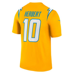 Justin Herbert Los Angeles Chargers Alternate Charger Power Legend Player Performance Top - Gold | Nike outlet