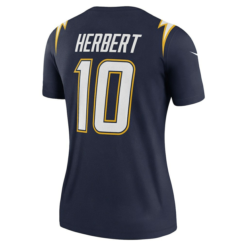 Justin Herbert Los Angeles Chargers Women's Alternate Super Chargers Legend Player Performance Top - Navy | Nike for sale