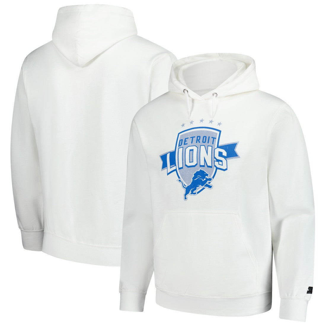 Detroit Lions Starter Vintage Pullover Hoodie - White outlet