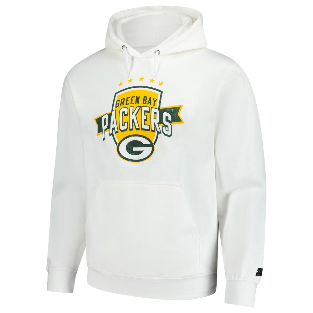 Green Bay Packers Starter Vintage Pullover Hoodie - White outlet