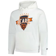 Chicago Bears Starter Vintage Pullover Hoodie - White sale