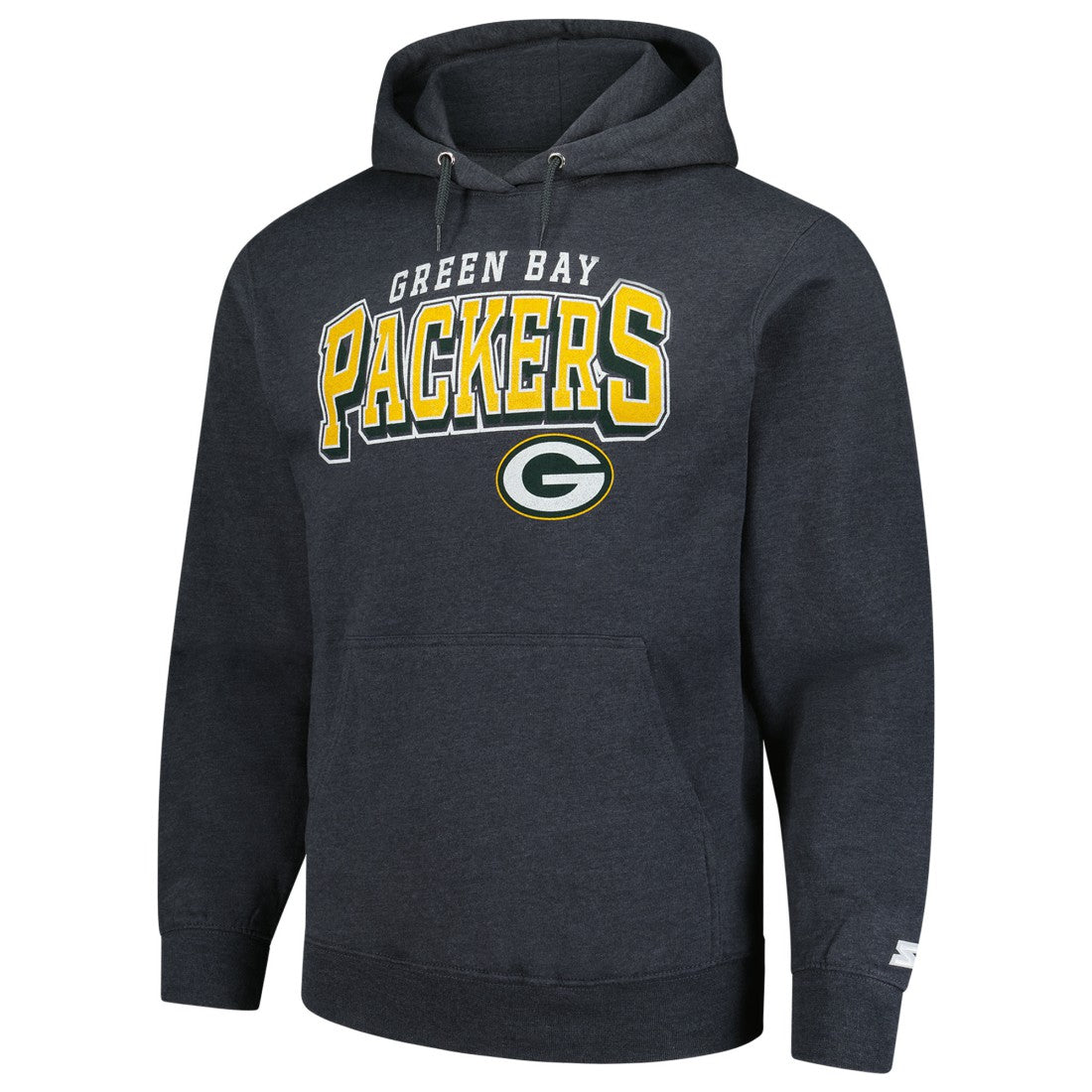 Green Bay Packers Starter Vintage Pullover Hoodie - Charcoal cheap