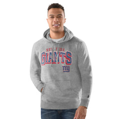 New York Giants Starter Vintage Pullover Hoodie - Heather Gray for sale