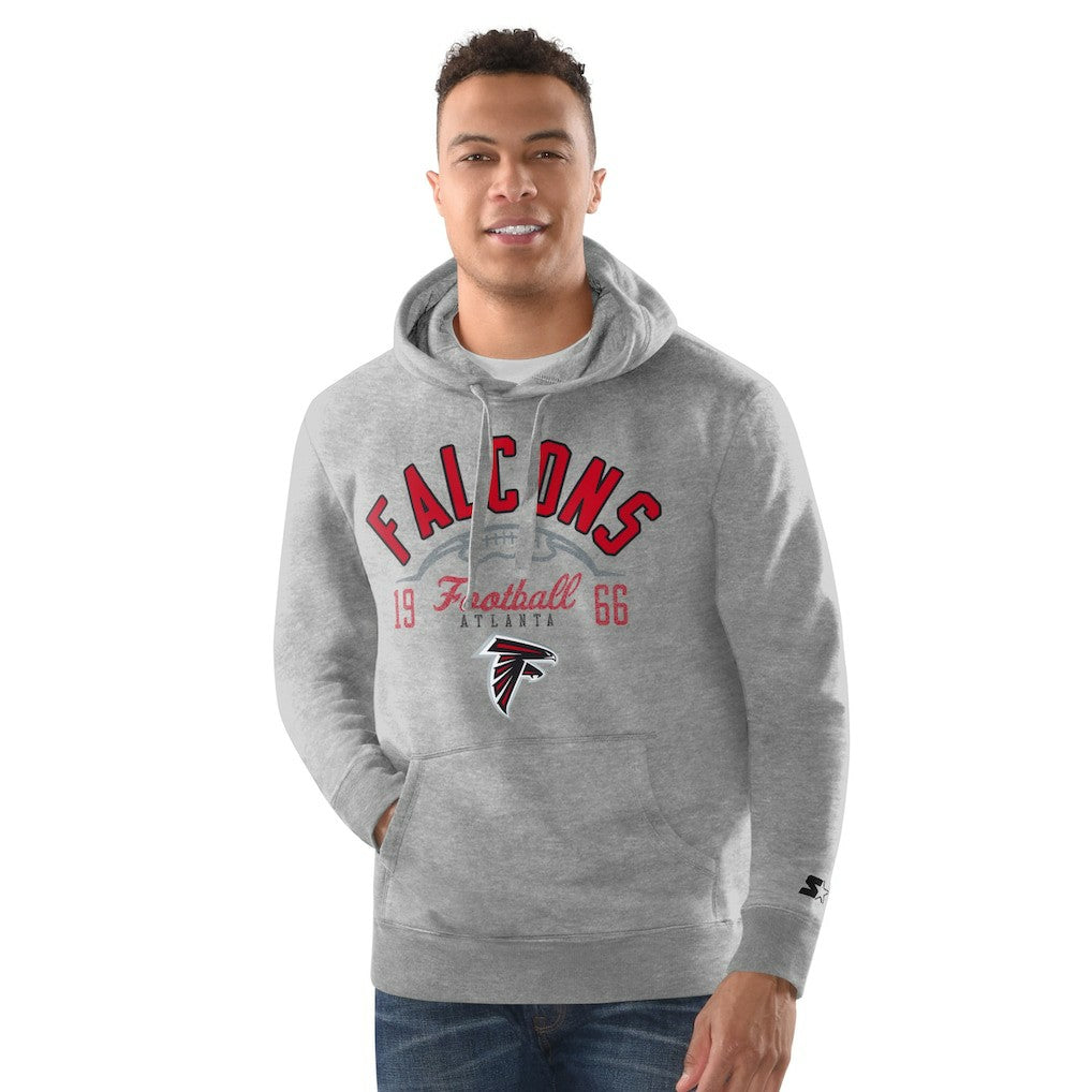 Atlanta Falcons Starter Vintage Pullover Hoodie - Black cheap