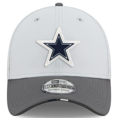 Dallas Cowboys New Era 2025 NFL Training Camp 39THIRTY Flex Hat - Gray/Graphite online