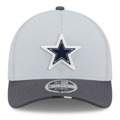 Dallas Cowboys New Era 2025 NFL Training Camp A-Frame 9FORTY Adjustable Hat - Gray/Graphite discount