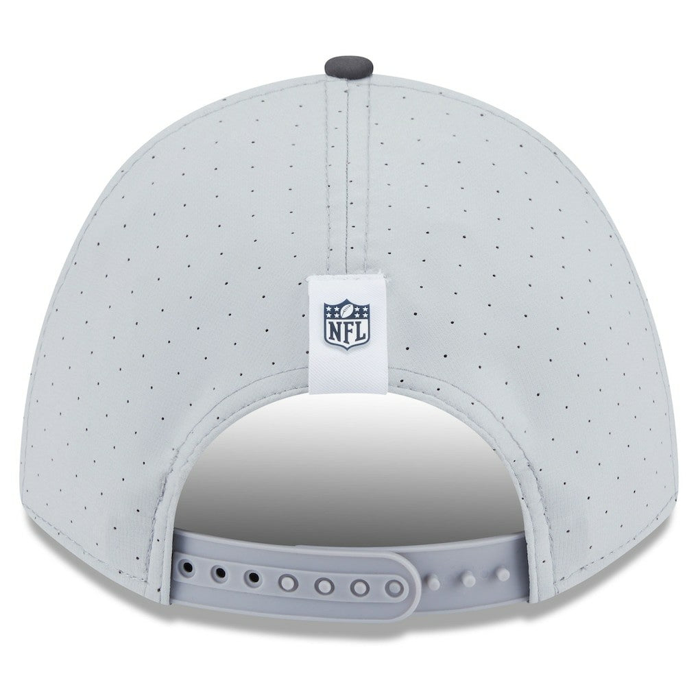 Dallas Cowboys New Era 2025 NFL Training Camp A-Frame 9FORTY Adjustable Hat - Gray/Graphite discount