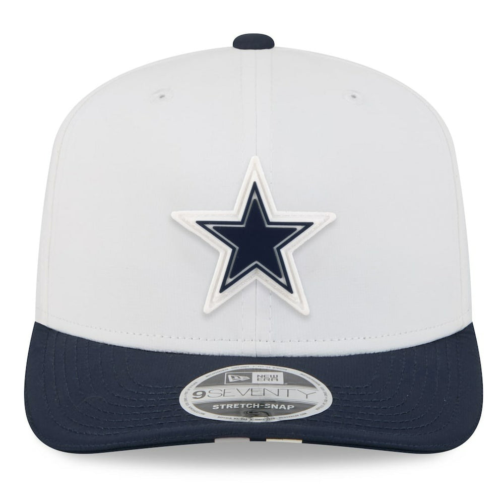 Dallas Cowboys New Era 2025 NFL Training Camp 9SEVENTY Adjustable Hat - White/Navy outlet