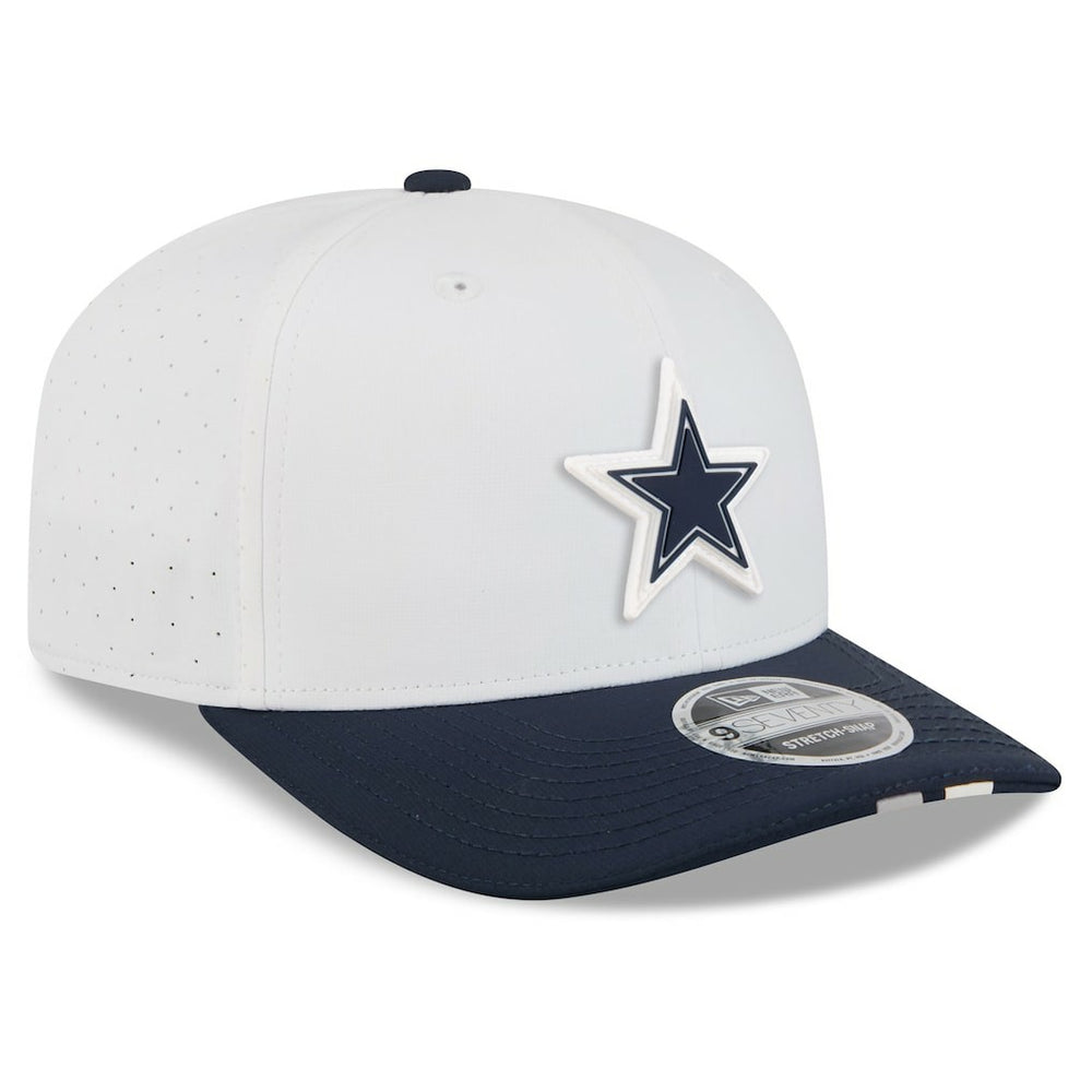 Dallas Cowboys New Era 2025 NFL Training Camp 9SEVENTY Adjustable Hat - White/Navy outlet
