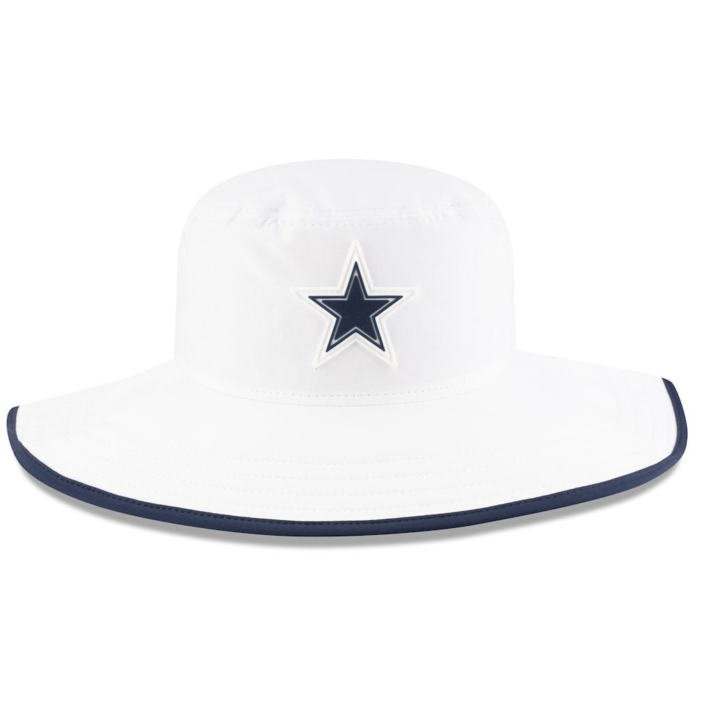 Dallas Cowboys New Era 2025 NFL Training Camp Panama Bucket Hat - White outlet