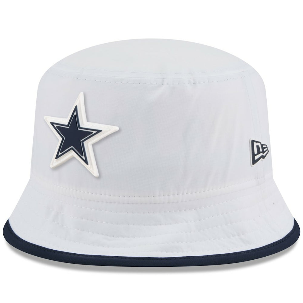 Dallas Cowboys New Era 2025 NFL Training Camp Stretch Bucket Hat - White outlet