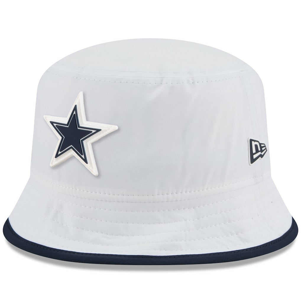 Dallas Cowboys New Era 2025 NFL Training Camp Stretch Bucket Hat - White outlet