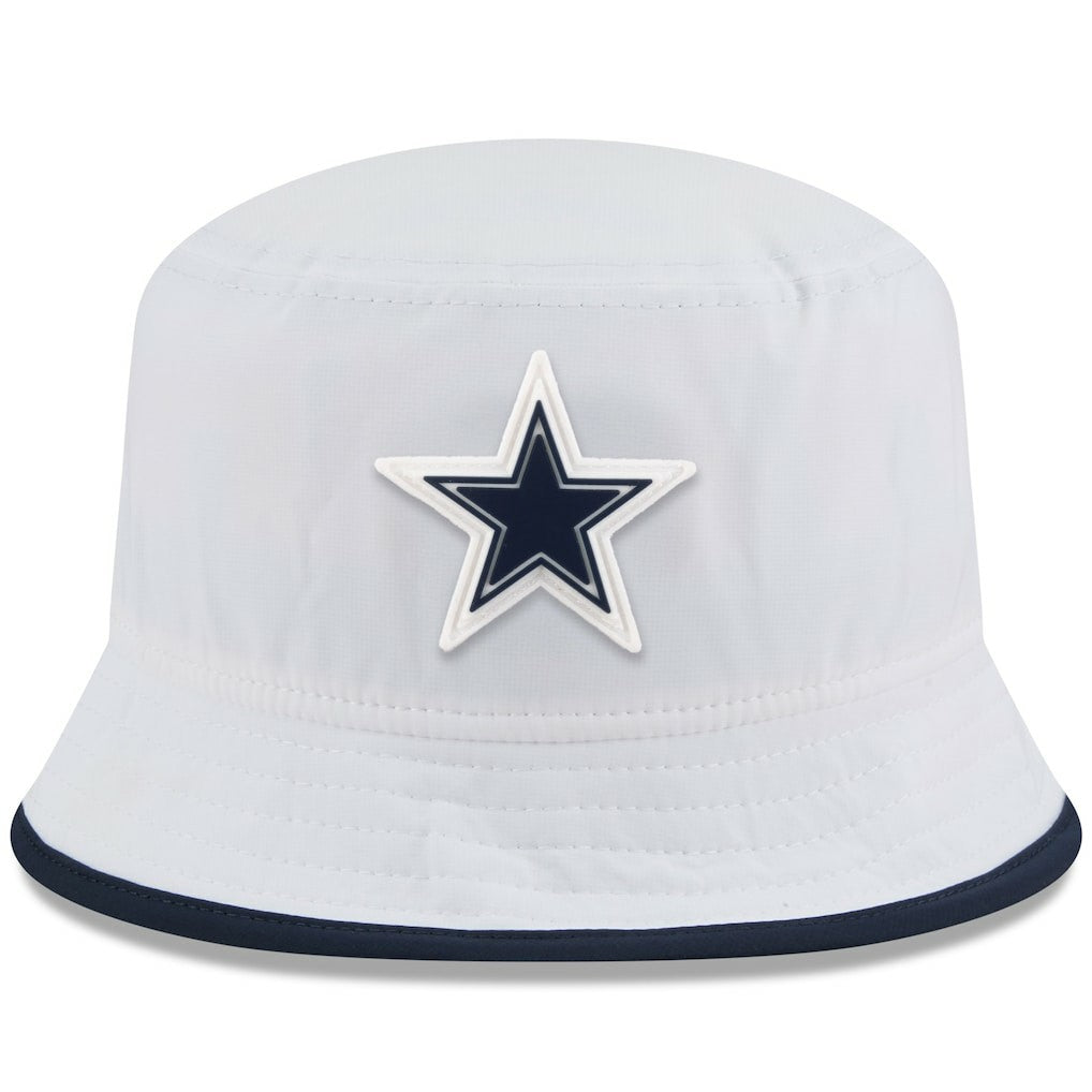 Dallas Cowboys New Era 2025 NFL Training Camp Stretch Bucket Hat - White outlet