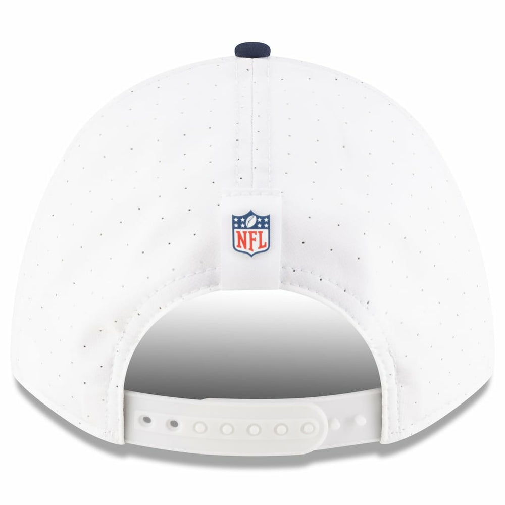 Dallas Cowboys New Era Youth 2025 NFL Training Camp A-Frame 9FORTY Adjustable Hat - White/Navy cheap