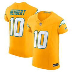Justin Herbert Los Angeles Chargers Alternate Charger Power Vapor F.U.S.E. Elite Jersey - Gold | Nike outlet