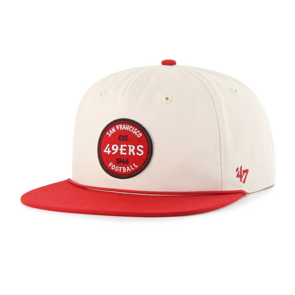 San Francisco 49ers '47 Payson Captain Adjustable Hat - Natural cheap