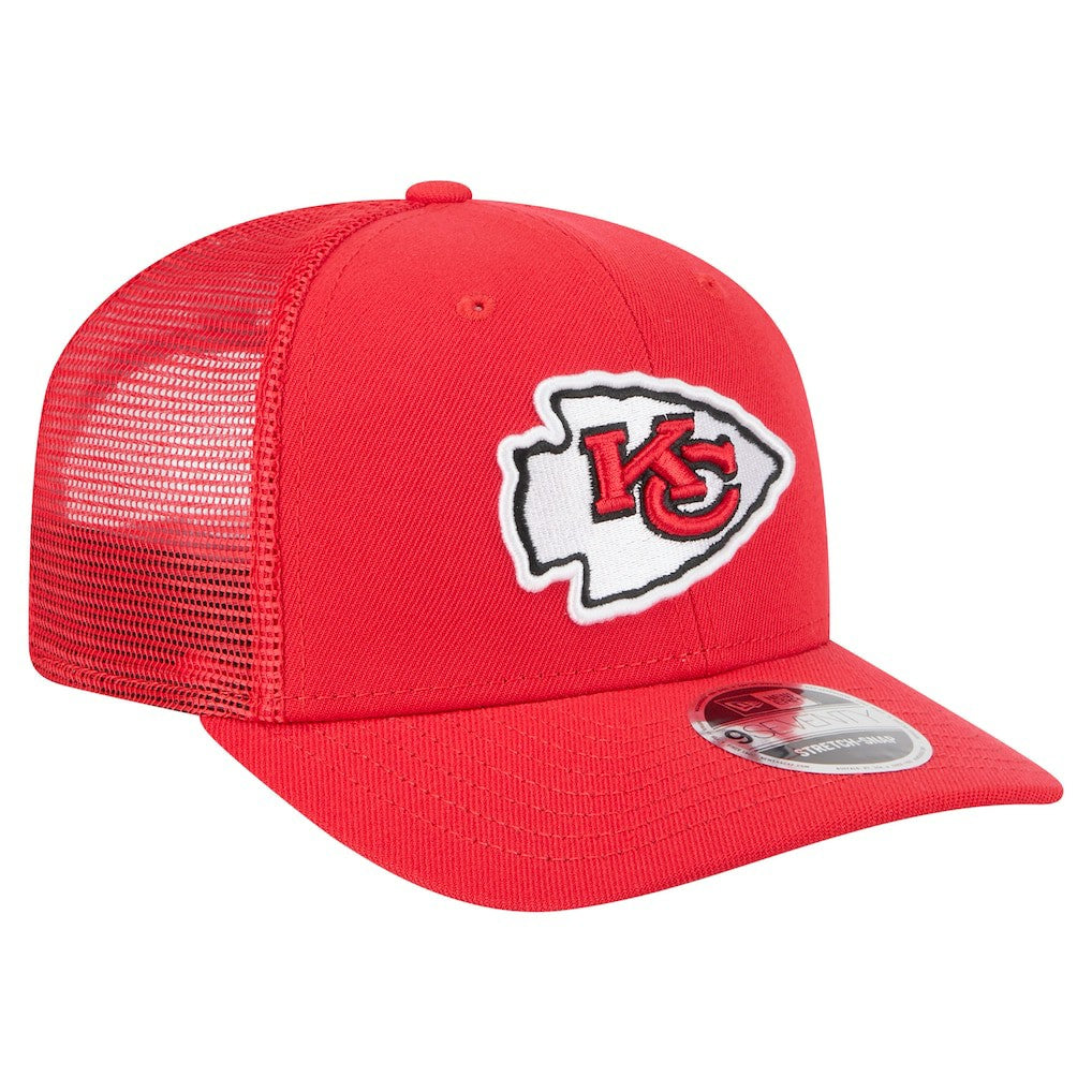 Kansas City Chiefs New Era Team Collection 9SEVENTY Stretch-Snap Adjustable Hat - Red on sale