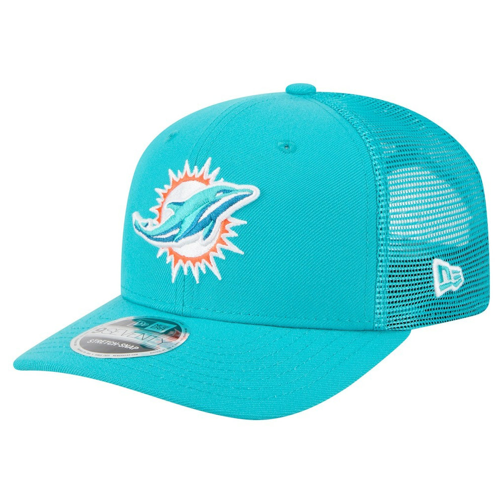 Miami Dolphins New Era Team Collection 9SEVENTY Stretch-Snap Adjustable Hat - Aqua cheap