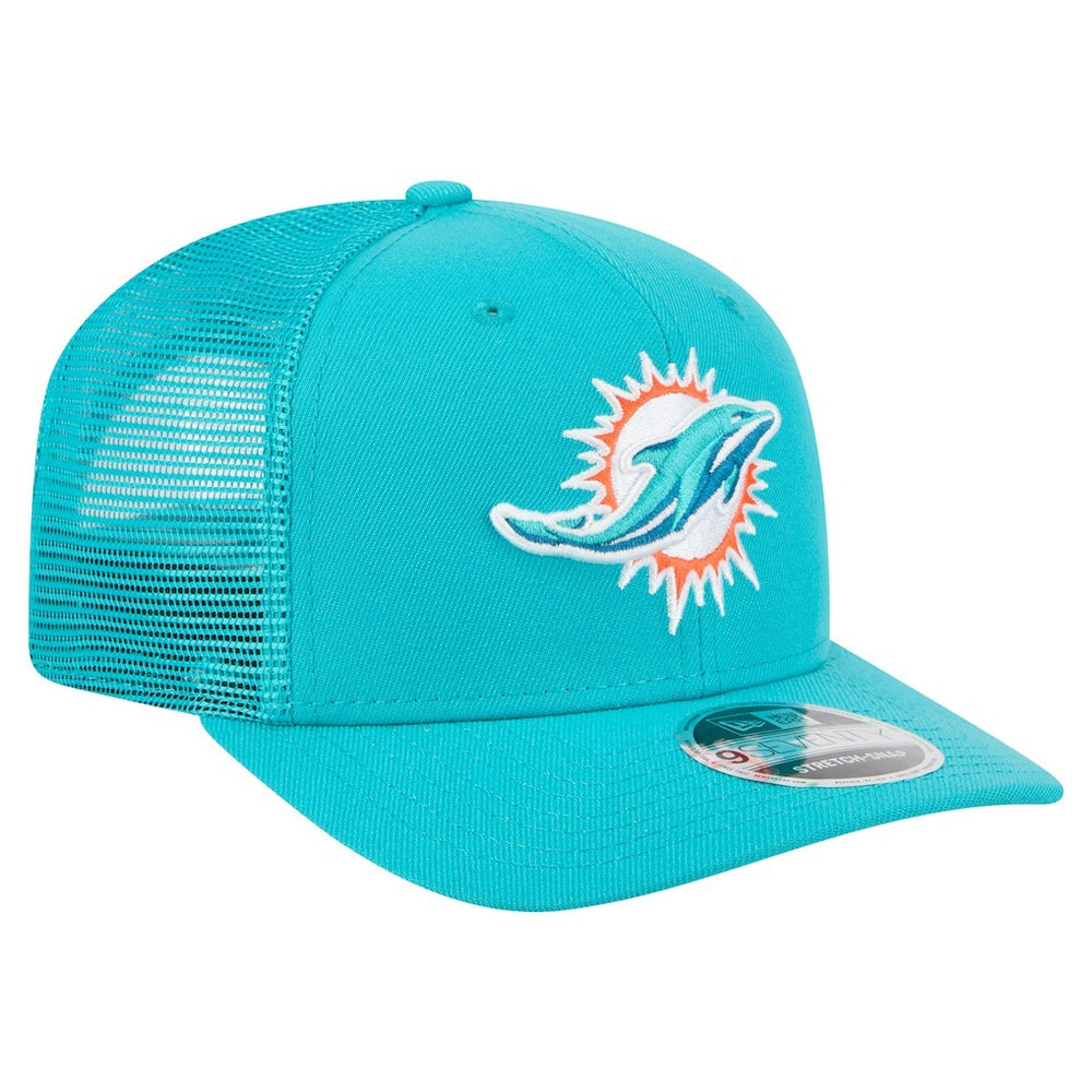 Miami Dolphins New Era Team Collection 9SEVENTY Stretch-Snap Adjustable Hat - Aqua cheap