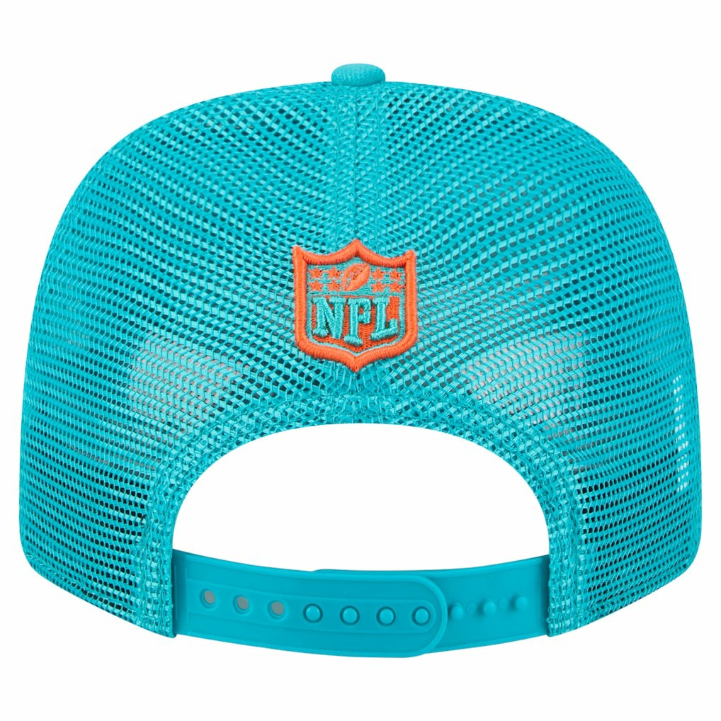 Miami Dolphins New Era Team Collection 9SEVENTY Stretch-Snap Adjustable Hat - Aqua cheap