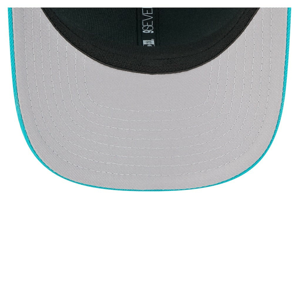 Miami Dolphins New Era Team Collection 9SEVENTY Stretch-Snap Adjustable Hat - Aqua cheap
