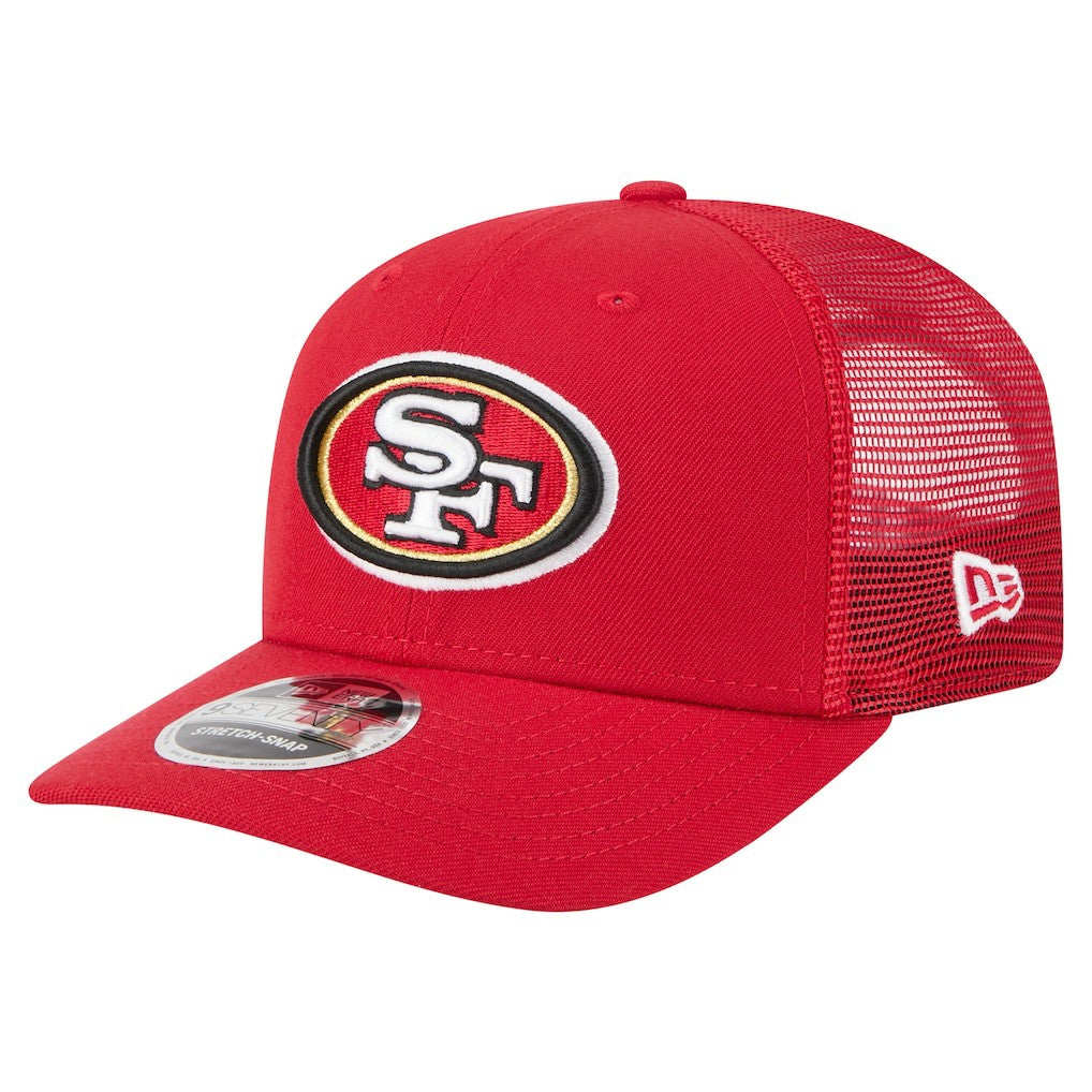 San Francisco 49ers New Era Team Collection 9SEVENTY Stretch-Snap Adjustable Hat - Scarlet cheap