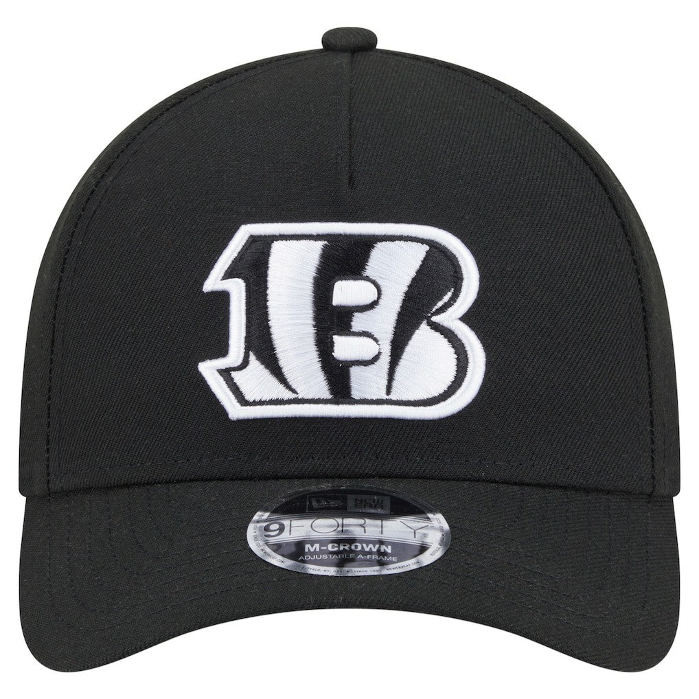 Cincinnati Bengals New Era Team Collection 9FORTY M-Crown A-Frame Adjustable Hat - Black online